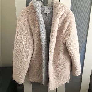 urban outfitters reversible sherpa carmella jacket